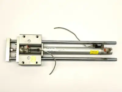 Used SMC GUIDED CYLINDER Pneumatic Cylinders | Maverick Industrial Sales #1108348