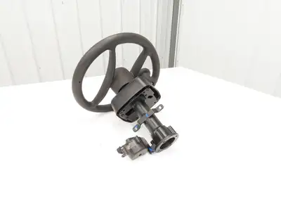 Hyster 8808585 Forklift Steering Wheel & Bracket Assembly Removed From E80XN