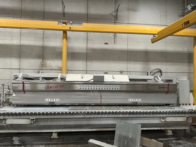 Used 2015 COMANDULLI Omega 100 Polishing Machinery including Buffers Minnesota US | STONE EQUIPMENT WAREHOUSE #507429