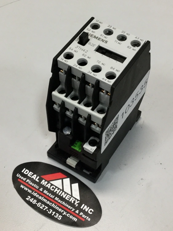 Used SIEMENS 3TH4262-0A PLC Contactors | Ideal Machinery #619929