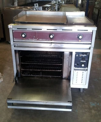 75-0032 Southbend 36” Electric Double Griddle with Oven
