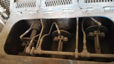 USED EMSCO F-500 TRIPLEX MUD PUMP