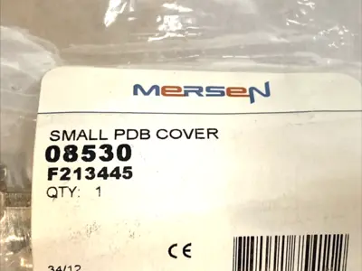 NEW MERSEN MINI PDB SAFETY COVER KIT POLYCARBONATE LOT OF 2