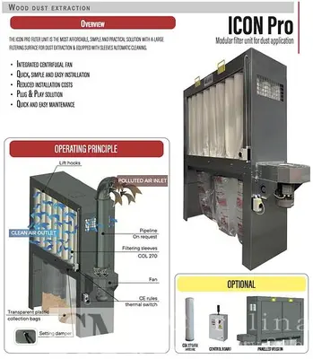 USED 2025 CORAL ICON PRO SERIES DUST COLLECTOR