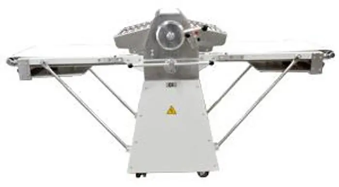 Dough sheeter - floor model - fold up tabling