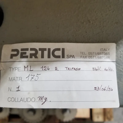 Pertici End milling machine Type ML 124-A