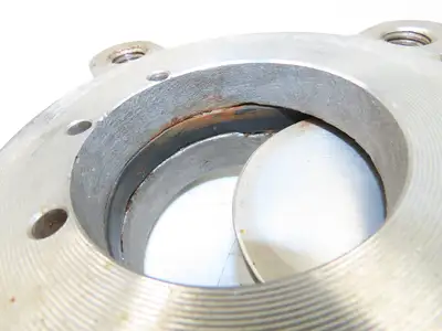 ITT Fabri-Valve C67 3" Stainless Knife Gate Valve Lug Style Rubber Seat