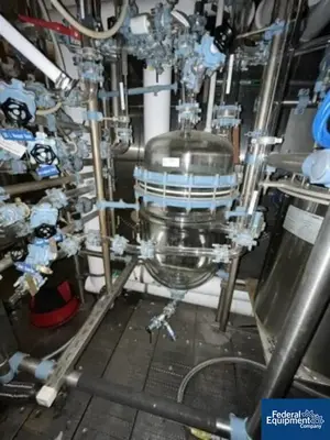 USED BUCHI 107/107 Liter Buchi Kilo Lab Reactor Train System, Glass Lined