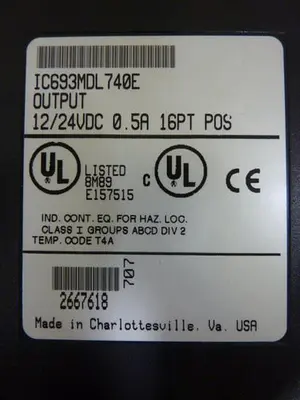 USED G.E. FANUC IC693MDL740E