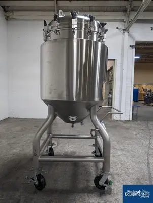 USED A&M Process 500 Liter A&B Process Receiver Tank, 316 S/S, 44/150#