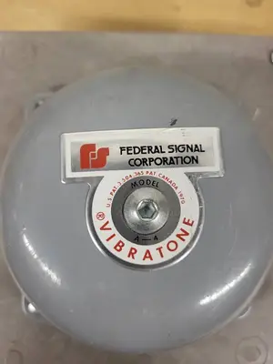 Federal Signal Corporation Vibratone Industrial Alarm Bell