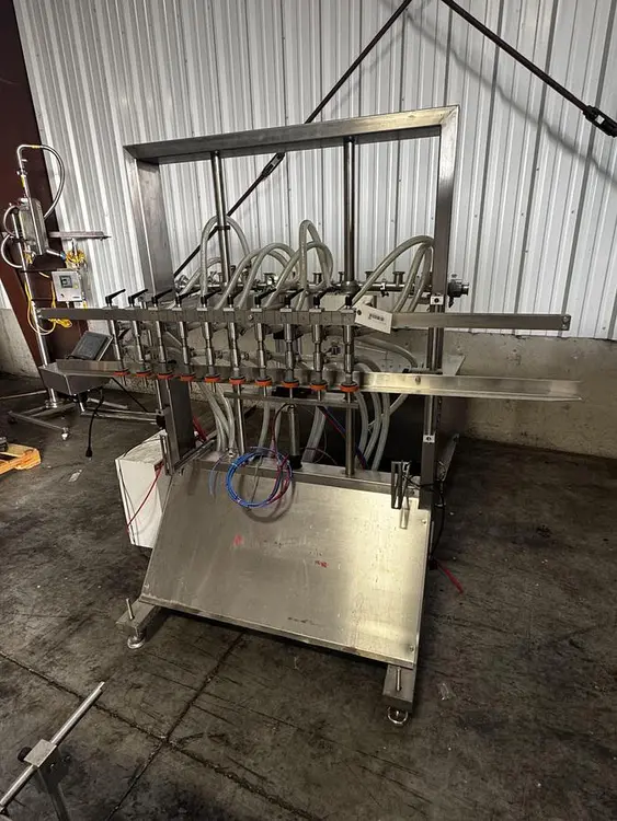 Used 2022 ACCUTEK APOF AUTOMATIC 10 VALVE INLINE FILLER Overflow Pressure Gravity Liquid Fillers Oregon US | Ager Tank & Equipment Co. #1060540