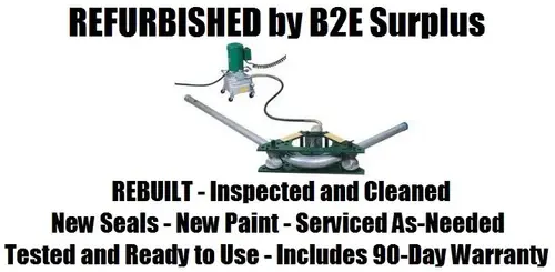 Greenlee 777E975 34198 1-1/4" - 4" Rigid Conduit Pipe Bender With 975 Pump [Refurbished]