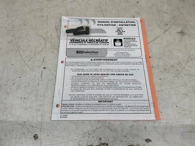 Used SUBURBAN SRNSXB3B3XAG4EX Gas Cooking Equipment Michigan US | Miedema Asset Management Group #1372764