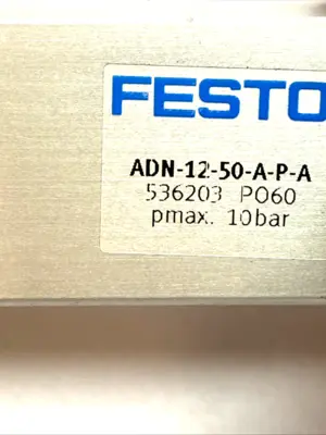 Used FESTO COMPACT CYLINDER 12MM BORE 25MM STROKE DOUBLE ACTING 536203 Pneumatic Cylinders | Maverick Industrial Sales #1103741
