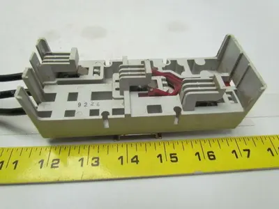 Wohner 22-0319 Bus bar adapter din rail mount 5-3/8" OAL 2-1/8" wide lot of 4