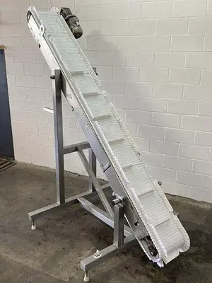 NEW 2005 WEIGHPACK INCLINED INFEED CONVEYOR