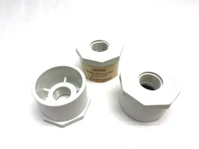 USED LASCO REDUCER BUSHING 2 X 3/4" SPIGOT X FNPT 438248 LOT OF 3