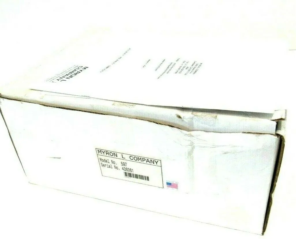 NEW MYRON L COMPANY MODEL 597 CONTROLSTIK II RINSE TANK SYSTEM