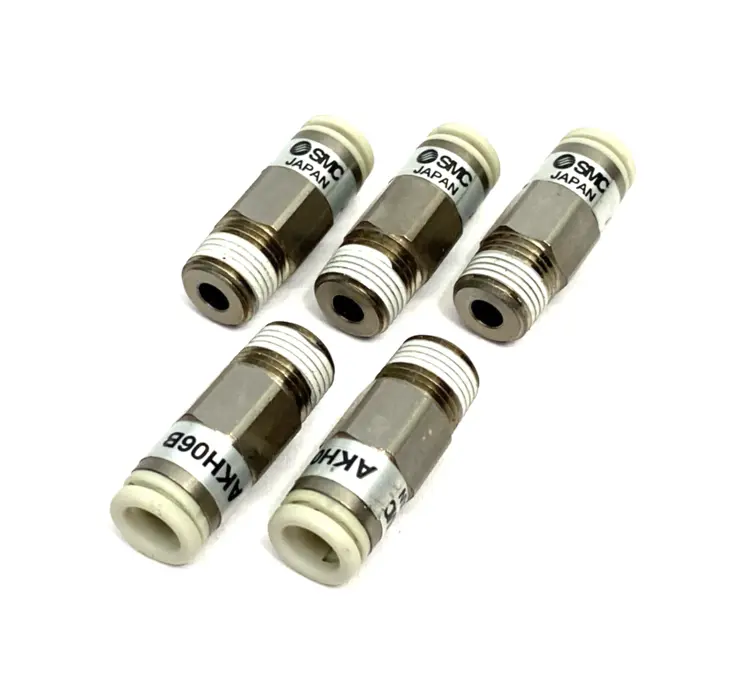 Used SMC STRAIGHT CHECK VALVE FITTING, ONE-TOUCH TUBE TO MALE THREAD Valves/Fittings | Maverick Industrial Sales #1101109
