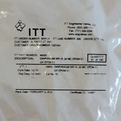 NEW ITT 46606