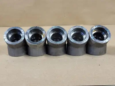 1-1/4" Socket Weld 45 Degree Elbow Fitting (Bag of 5)