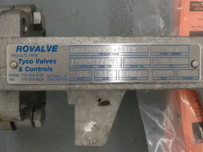 Rovalve  6"-150 knife gate valve, hand wheel operated , New