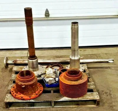 Bird 3900 (24 x 96) decanter centrifuge parts, 316L SS.