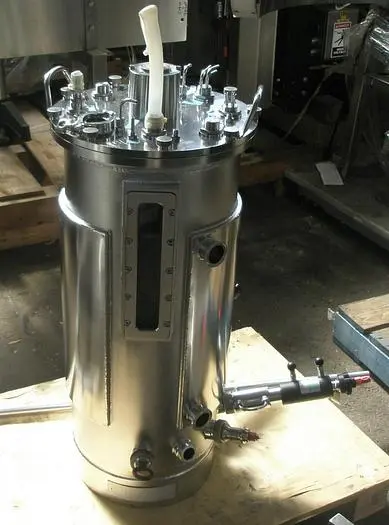 Tank, 15 Gallon, 316 Stainless Steel, Jacketed, Agitated, 13" X 32", #L736606