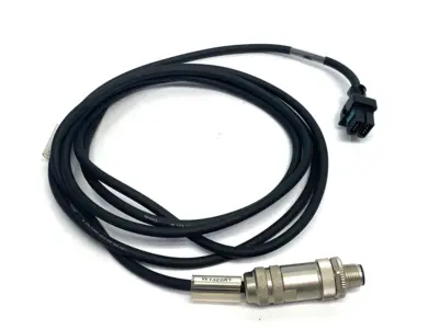 USED KEYENCE POWER CABLE SINGLE ENDED, FOR MU SERIES FIELD ATTACHED CONNECTOR