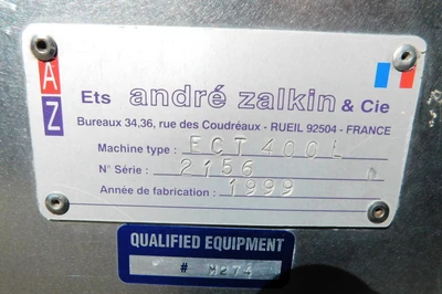 USED ZALKIN ECT 400L