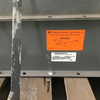 Intelligrated 41019500-343778 Roller Conveyor 200 Spring Take Up 22″ 600lbs