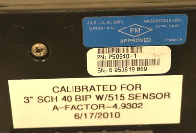 USED George Fischer Signet P50940-1 Flow Meter 0-5 GPM P509401