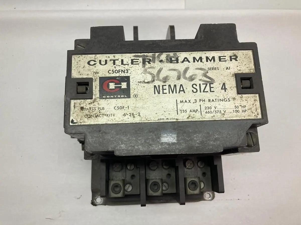 Used CUTLER-HAMMER C50FN3 Industrial Controls Ohio US | Surplus Asset Holdings #1241965