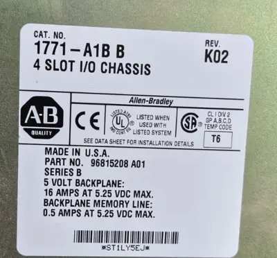 USED Allen Bradley 1771-A1B/B