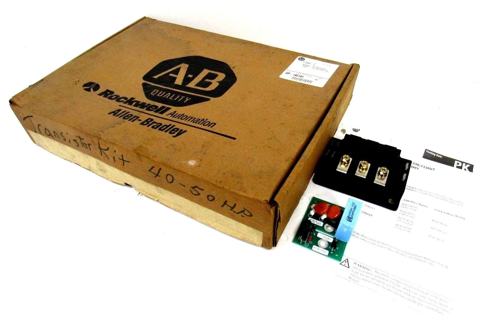 NEW ALLEN BRADLEY SP-140141 TRANSISTOR KIT 40-50HP 460V 1336 SER A SP140141