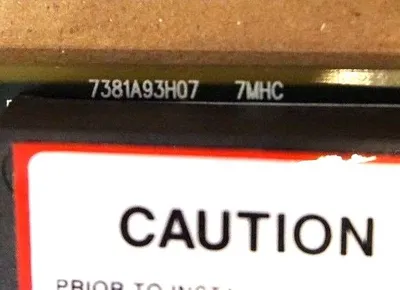NEW WESTINGHOUSE 7381A93H07 7MHC PC BOARD