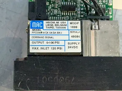 Used MAC VALVES PPC0S4BACA0AGABA0 Solenoid Regulators Ohio US | HGR 24 #1326081