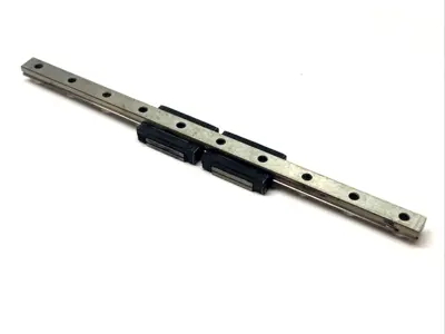 USED THK 2X LINEAR GUIDE BLOCK W/ 190MM RAIL