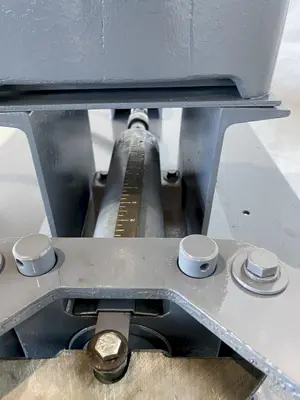 2" GREENLEE MODEL 795 HORIZONTAL HYDRAULIC TUBE BENDER. STOCK # 0742622