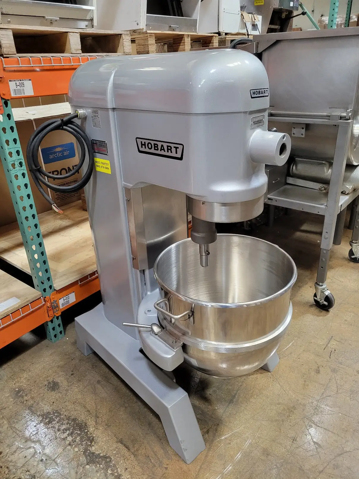 Fully Refurbished Hobart L800 Commercial Dough Mixer, 200 Volts, 3 Phase