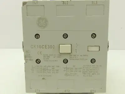 General Electric CK10CE300 Motor Starter Contactor 500A 400Hp 600V 3Ph 24V Coil