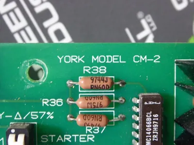 York 031-00947-000 Current Control Module Rev.C Used