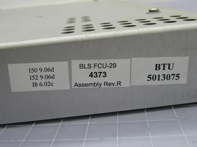 Used BTU _UNKNOWN_ Programmable Logic Controllers Texas US | OCO Industrial #1680289