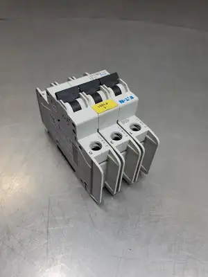 USED Eaton FAZ-C16/3-NA Circuit Breaker, 16A, 3P, 480Y/277VAC