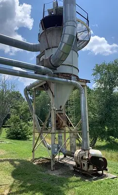 CYCLONE-BAGHOUSE DUST-COLLECTION SYSTEM