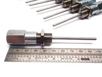 M12 Proximity Sensor 3mm Range Stop Threaded LOT OF 7 - Used