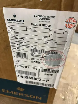 New | in-Stock EMERSON UV32S3BC2-P Motors (misc) | Surplus Asset Holdings #1204970
