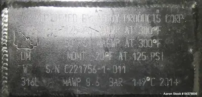 316L Stainless Steel Jacketed Tank – 8.4 Gallon Pressure Vessel