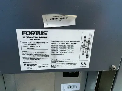 Used FORTUS FORTUS 400MC SHOP AIR Heat Treating Units Ohio US | HGR 24 #1250470